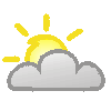 Tagsymbol, Symbolcode "c", Sonne und Wolken