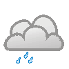 Nachtsymbol, Symbolcode "nh", Regenwetter