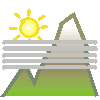 Tagsymbol, Symbolcode "s", Hochnebel, darüber sonnig