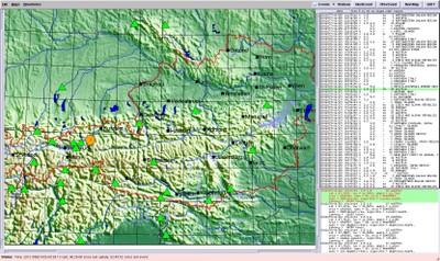 dbevents - Lokalisierung des Erdbebens vom 26. 06. 2012