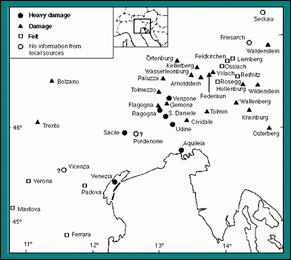 Epizentrum Friaul 1348