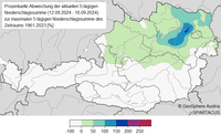 Deutlich mehr Regen als bei früheren Extremereignissen