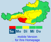 Weiterhin Regen- und Schneewarnung