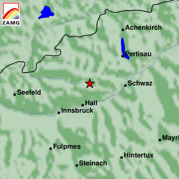 Karten Und Listen Seismischer Aktivitat Zamg